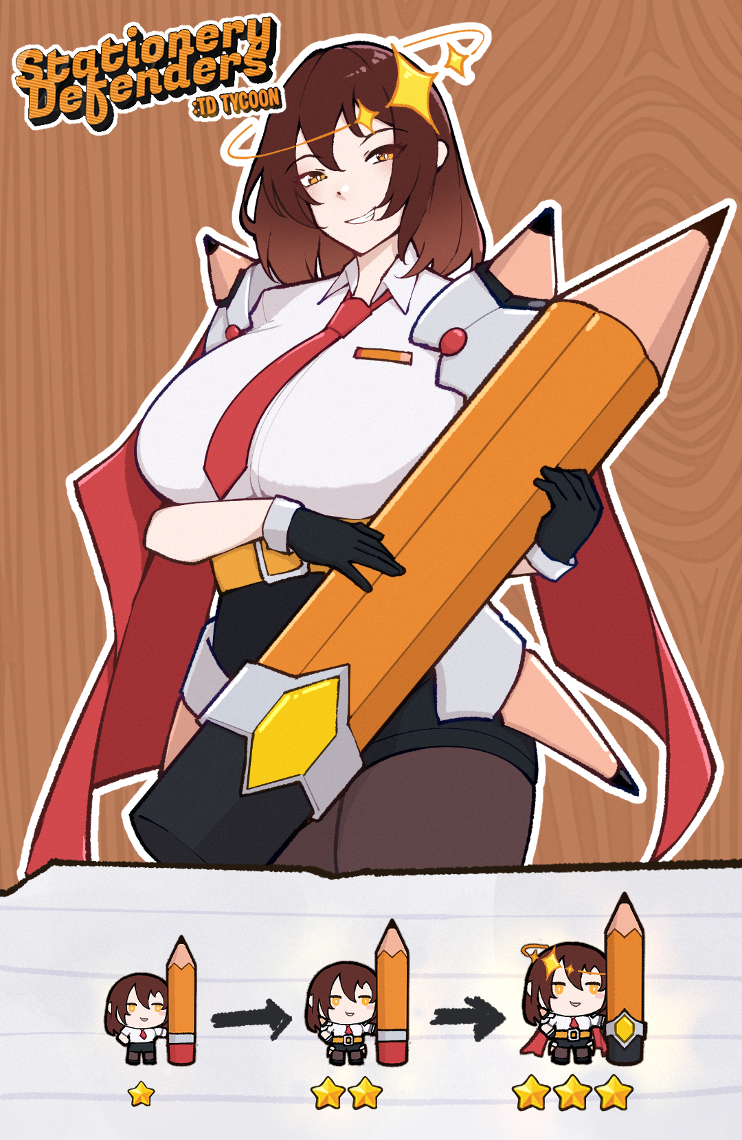 Stationery Defenders 1